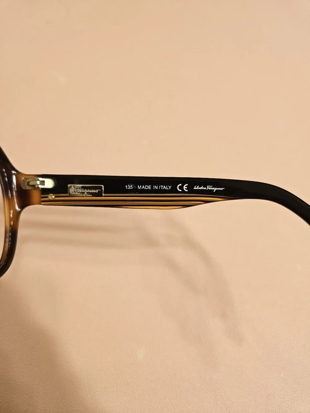 Salvatore Ferragamo Tortoiseshell Round-Edge Optical Frames - Brown/Black